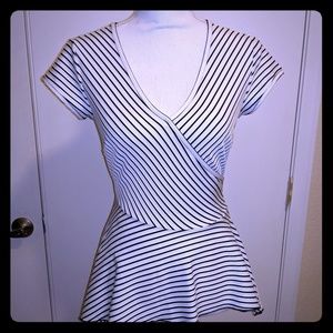 Eshakti peplum top. NWOT.